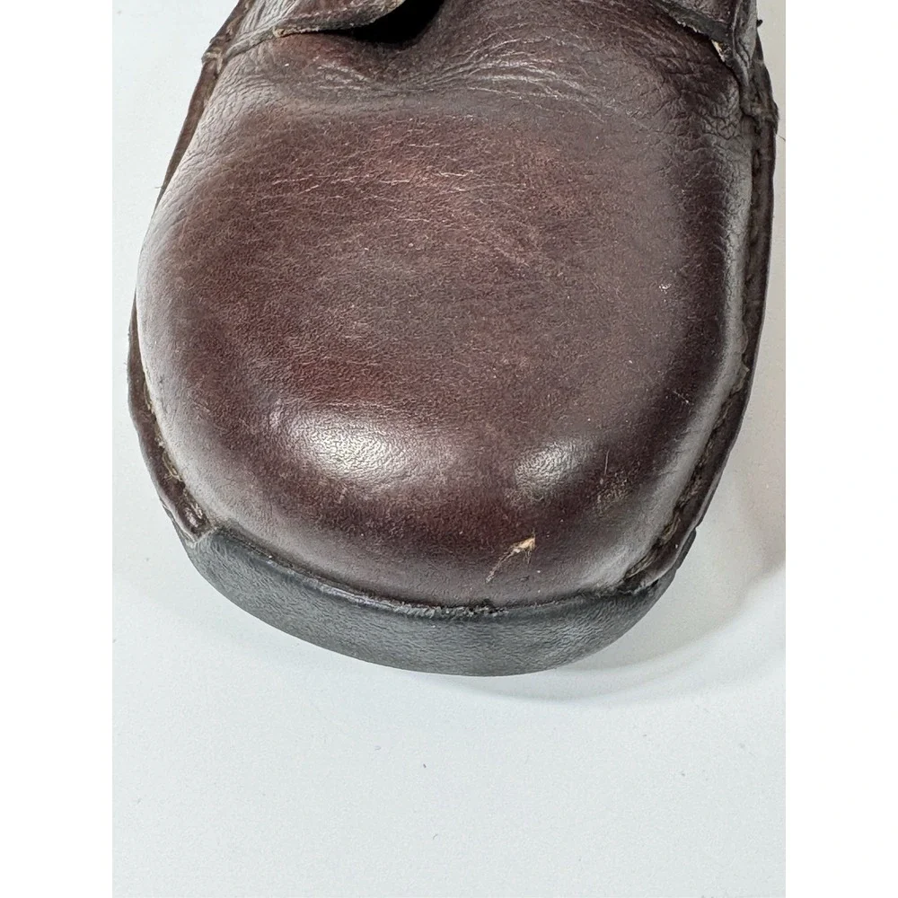 Red Wing Mens 9.5 D Safety Toe Oxfords Brown‎ Leather Work Shoes